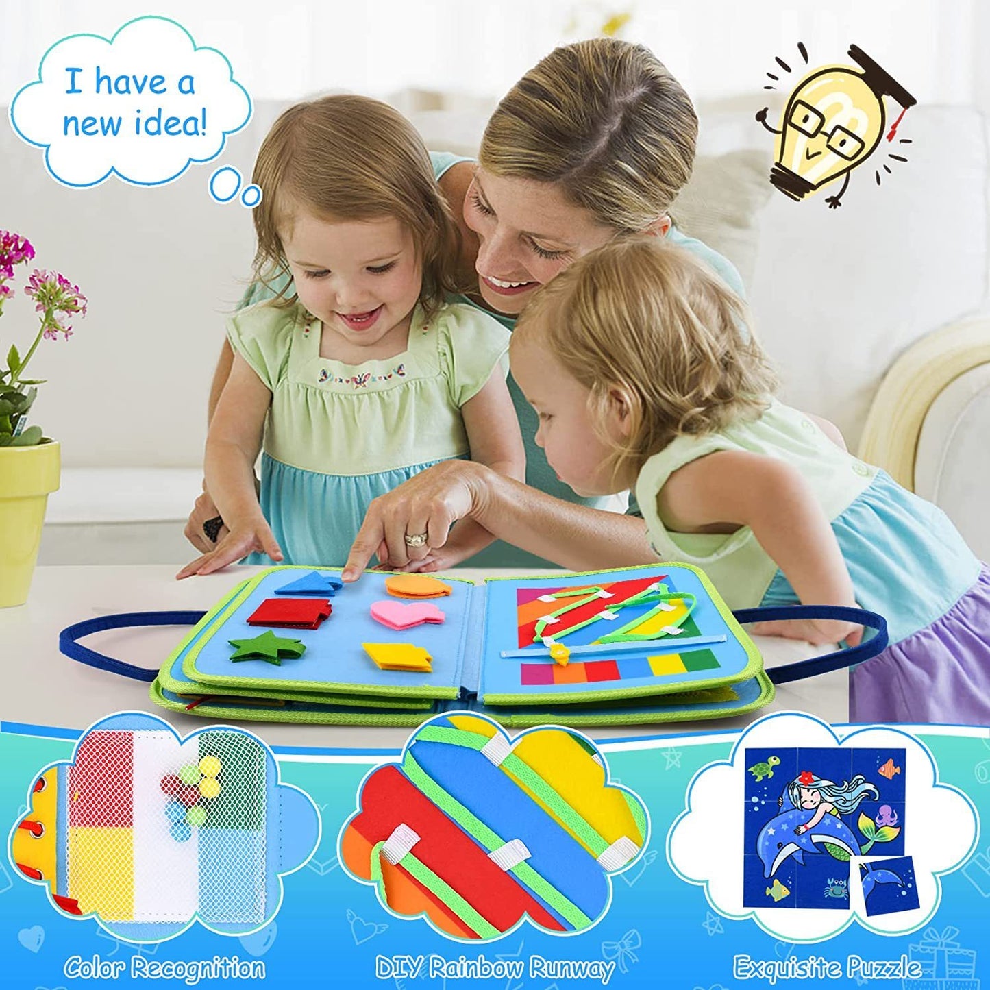 Felt Learning Board Early Education Educational Toys